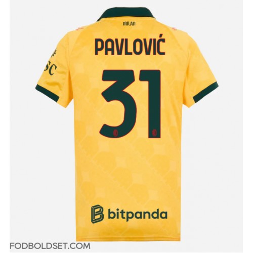 AC Milan Strahinja Pavlovic #31 Tredjetrøje Dame 2025-26 Kortærmet